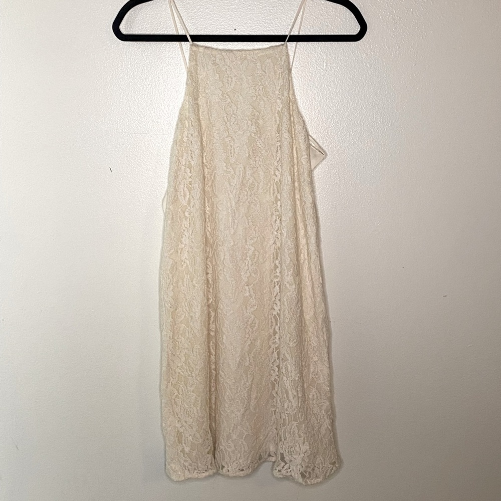 NWOT Strappy Side Cutout Lace Mini Dress by Pins and Needles Urban Outfitters
